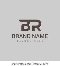Minimalist BR Logo – Perfect for Branding And Business
