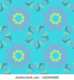 Minimalist branches elegant seamless floral motif pattern, stylized flowers organic print, vector ornate background. Retro floral stylized organic seamless fabric print vector with flowers, twigs.