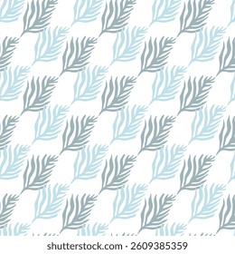 Minimalist Branches Seamless Vector Pattern Design
