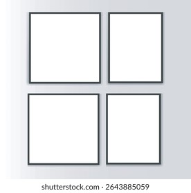  Minimalist Branding Mockup with White Letterhead and Three Vertical Blank Business Cards on Gray Background