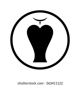 Minimalist Bride Icon