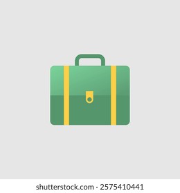 Minimalist briefcase icon vector style business and office concept clean and professional design