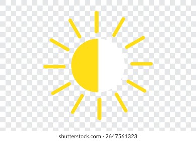 «Minimalist Brightness Icon Vector Design»