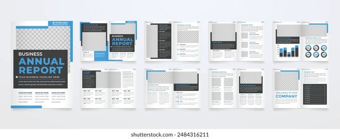 minimalist brochure template with modern concept and minimalist layout use for business profile and product catalog