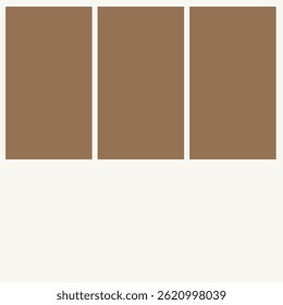 Minimalist brown rectangle on a beige background. Simple design with a brown rectangle. Modern and clean white rectangle layout. Stylish white rectangle graphic. Frame with copy space. Frame vector. - Powered by Shutterstock - Get 15% off with code: PIKWIZARD15