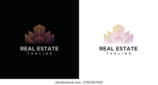Minimalist building architectural logo design inspiration	