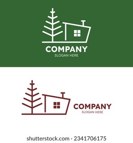 minimalist building basecamp logo company