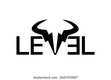 Minimalist Bull Head Vector Logo – Strong Geometric Emblem
