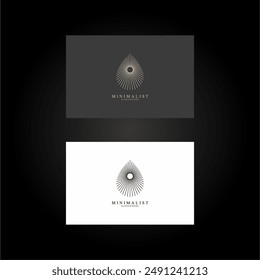 Minimalist business abstract vector logo