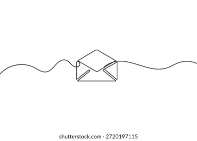 Ícone de vetor de desenho contínuo de uma linha da pasta de negócios minimalista