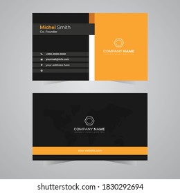 minimalist business card design template