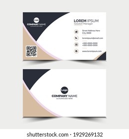 Minimalist Business Card Design Template