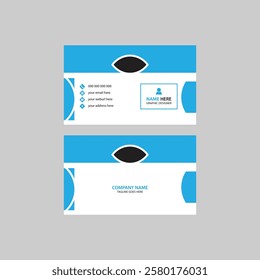 Minimalist business card design template