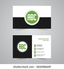 Minimalist business card design templates 