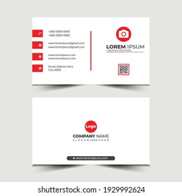 Minimalist business card template design