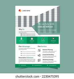 Minimalist Business Flyer Design Template