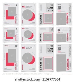 Minimalist Business Flyer, Poster, Social Media Post, And Story Template