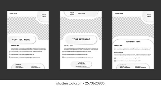 minimalist business flyer template to boost brand visibility