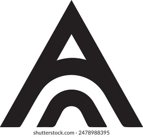 Logotipos empresariales minimalistas con Formas triangulares