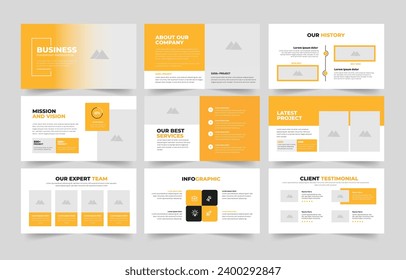 Minimalist Business Presentation Corporate Business Presentation Template 