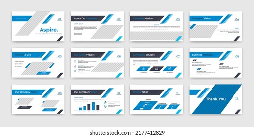 Minimalist business presentation powerpoint template, presentation slide templates. Infographic elements template for annual report, business flyer leaflet design