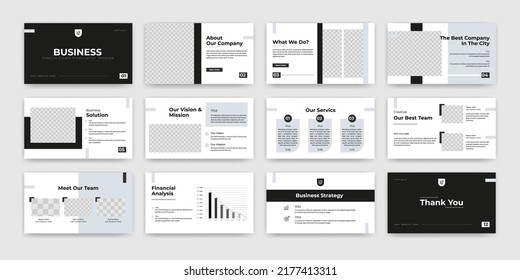 Minimalist Business Presentation Powerpoint Template 