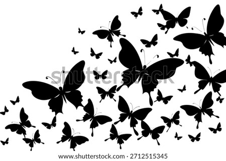 Minimalist butterfly vector pack for simple and elegant designs