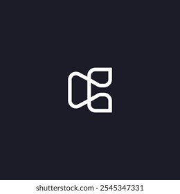 minimalist c c c monogram logo