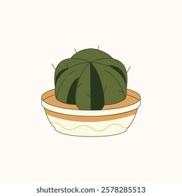 Minimalist Cactus Illustration for design needs, Landing Pages, Animation, Apps, Presentations, Content Creator and other Promotions
