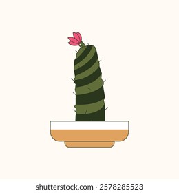 Minimalist Cactus Illustration for design needs, Landing Pages, Animation, Apps, Presentations, Content Creator and other Promotions
