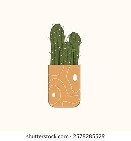 Minimalist Cactus Illustration for design needs, Landing Pages, Animation, Apps, Presentations, Content Creator and other Promotions
