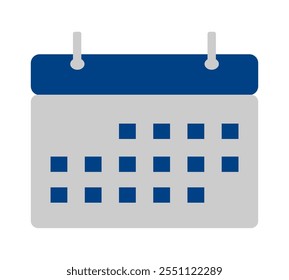 Minimalist Calendar Icon for Organization and Business.
