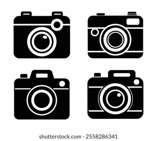 Minimalist Camera Icon Set - Icon Vector Design