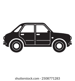 Modelo de vetor de logotipo de carro minimalista