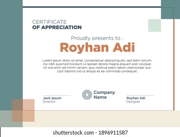 Diseño de certificado minimalista para reconocimiento