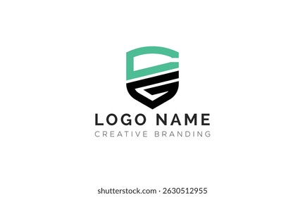 Logotipo minimalista em CG para marca e identidade.