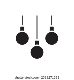 Minimalistische Kronleuchter-Vektorgrafik