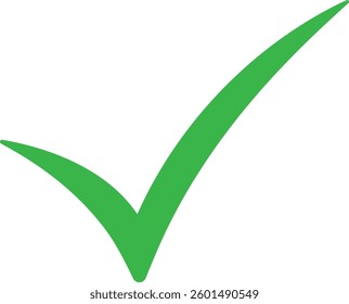 Minimalist Check Mark icon vector