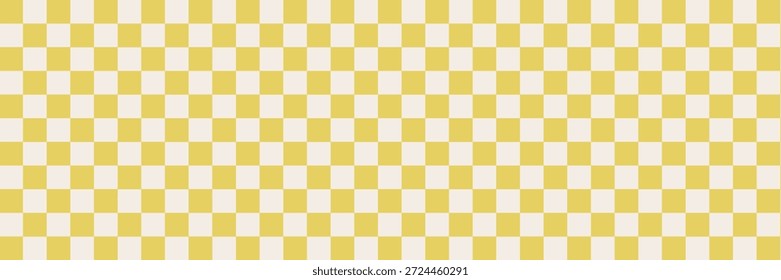 Patrón sin fisuras a cuadros minimalista. Diseño de rejilla orgánica de dos tonos. Textura Moderna Con Cuadrados Imperfectos Dibujados A Mano