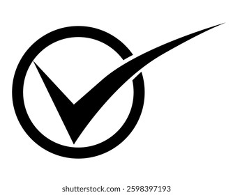 Minimalist checklist and verification icons. applications, and professional design.