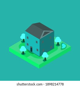Minimalist and cheerful home illustration