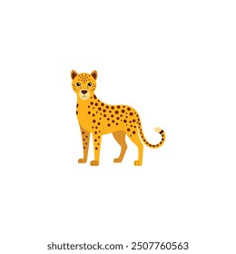 minimalist cheetah logo vector illustation