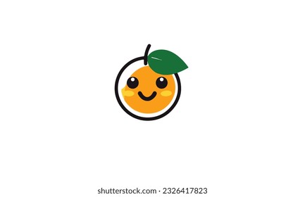Diseño minimalista de logotipo de cereza con estilo de arte de línea Vector sobre fondo blanco