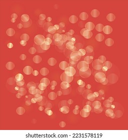 Minimalist circle abstract background vector illustration