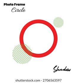 Marco de fotos minimalista con efecto de sombra
