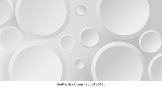 minimalist circle white abstract background for design,modern gradient