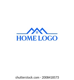 minimalist and clean logo design for home broker