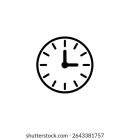 Ícone de relógio minimalista em um fundo branco exibindo 300. Design simples e monocromático, ideal para conteúdo relacionado ao tempo, design de aplicativos ou materiais educacionais.
