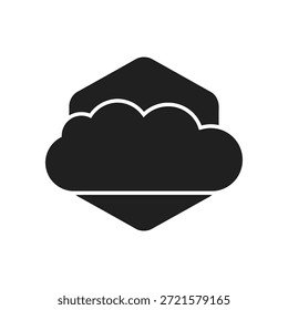 Diseño minimalista en la nube con bordes suaves e iluminación brillante para uso digital.