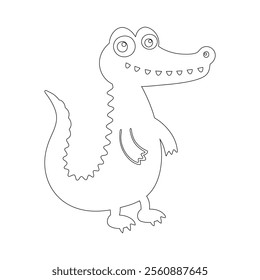 Minimalist Coconut Tree One-Line Art Vector Design